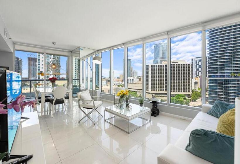 Icon Brickell Miami Condo In Downtown 2bd 2ba