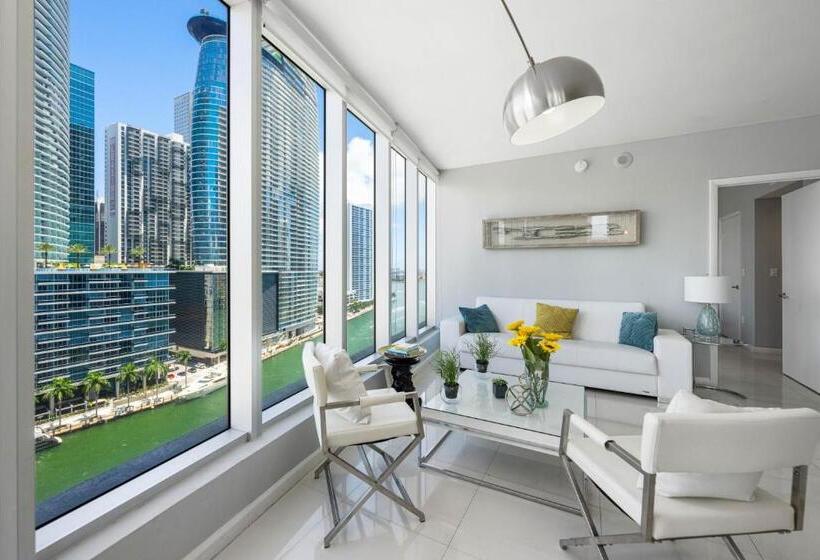 Icon Brickell Miami Condo In Downtown 2bd 2ba
