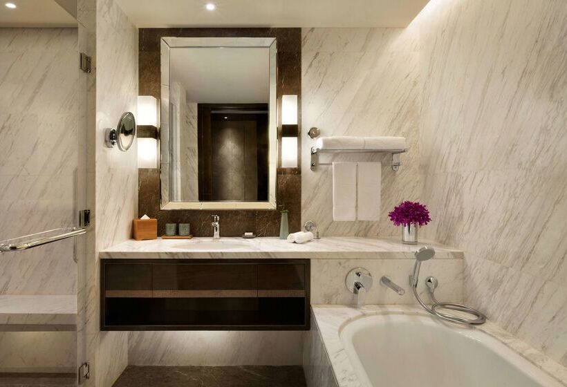 בית מלון כפרי Midtown Shangri La, Hangzhou   Around 5 Minutes Walking Distance To West Lake