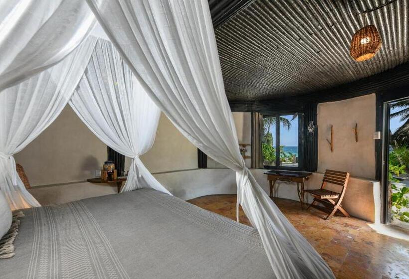 בית מלון כפרי Diamante K   Inside Tulum National Park