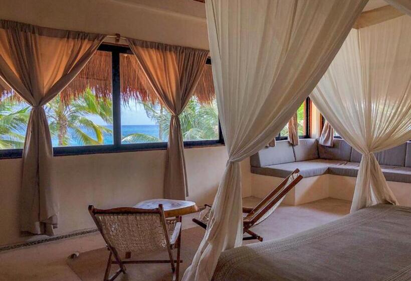 בית מלון כפרי Diamante K   Inside Tulum National Park