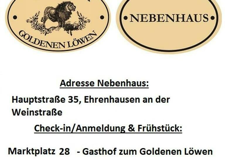 צימר Gasthof Zum Goldenen Löwen   Nebenhaus