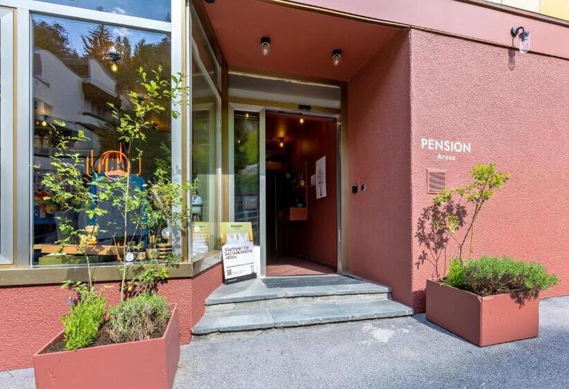 ホテル Pension Arosa   Self Check In