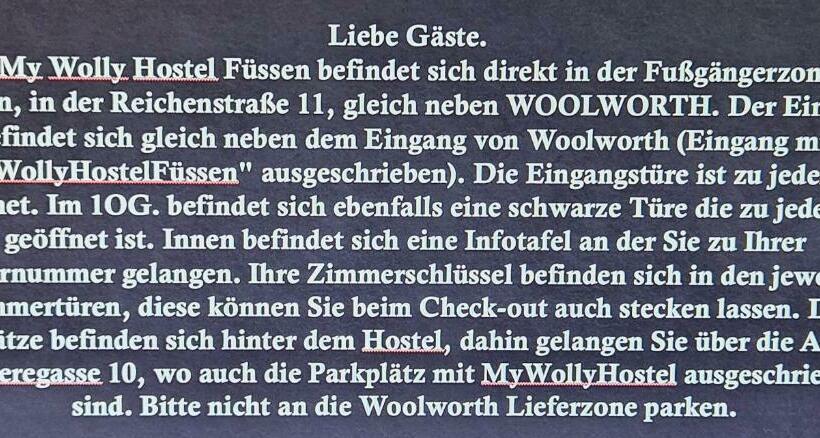My Wolly Hostel Füssen