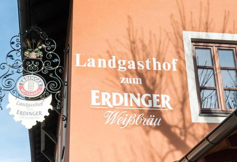 酒店 Landgasthof Zum Erdinger Weissbrau