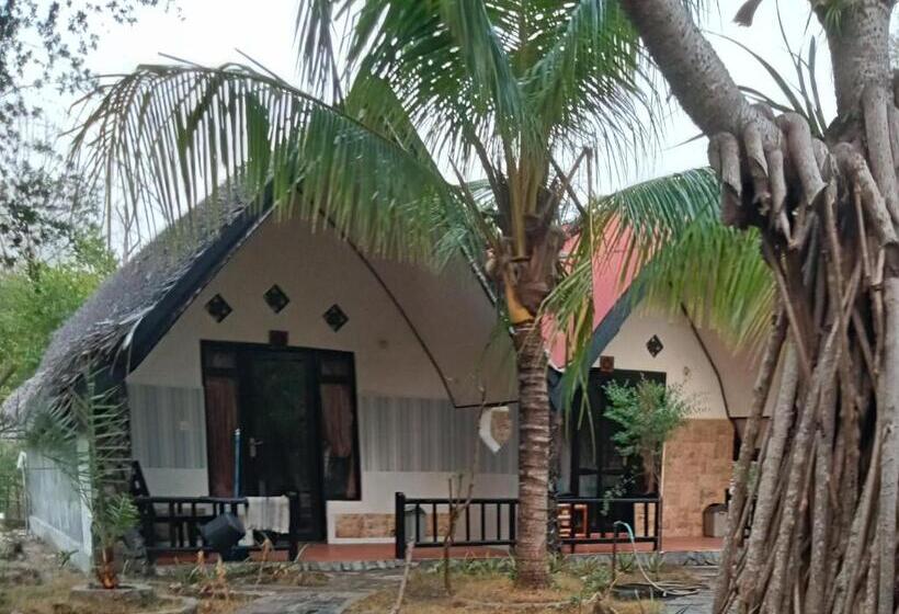 تختخواب و صبحانه Bareng  Bareng Gili Bungalows