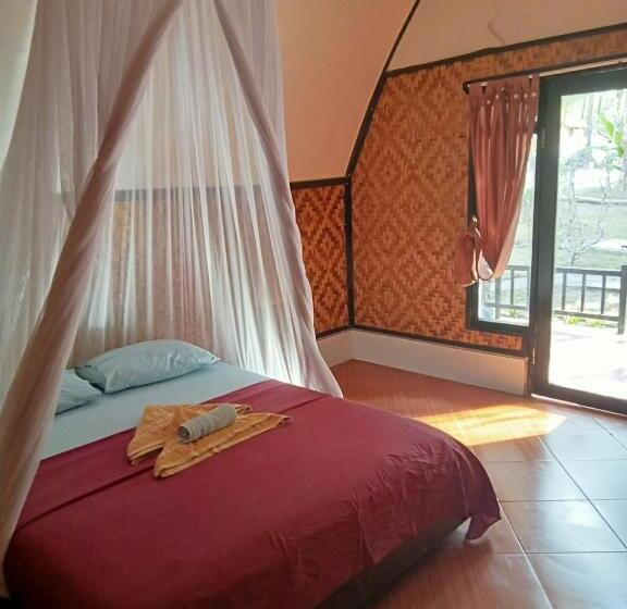 تختخواب و صبحانه Bareng  Bareng Gili Bungalows