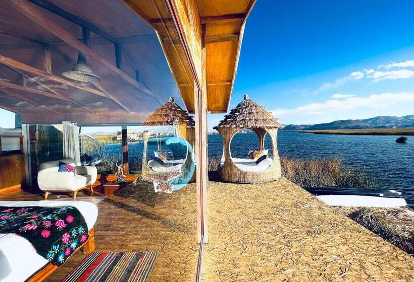 ベッドアンドブレックファースト Uros Samay Qilla Lodge