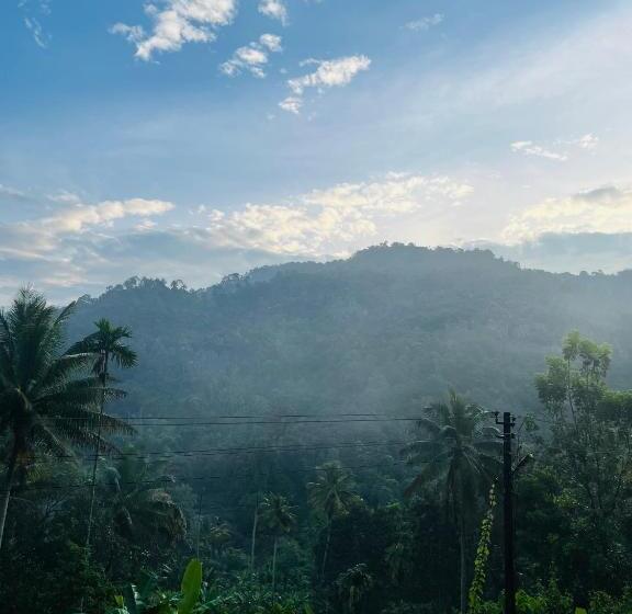 פנסיון Fab   Bamboo Hut With Open Shower