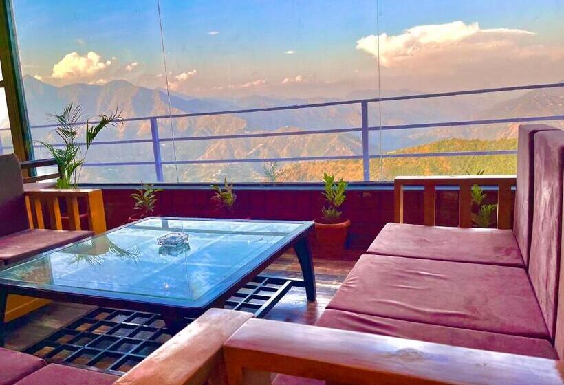 Отель Pinerock & Cafe, Mussoorie   Mountain View Luxury Rooms With Open Rooftop Cafe