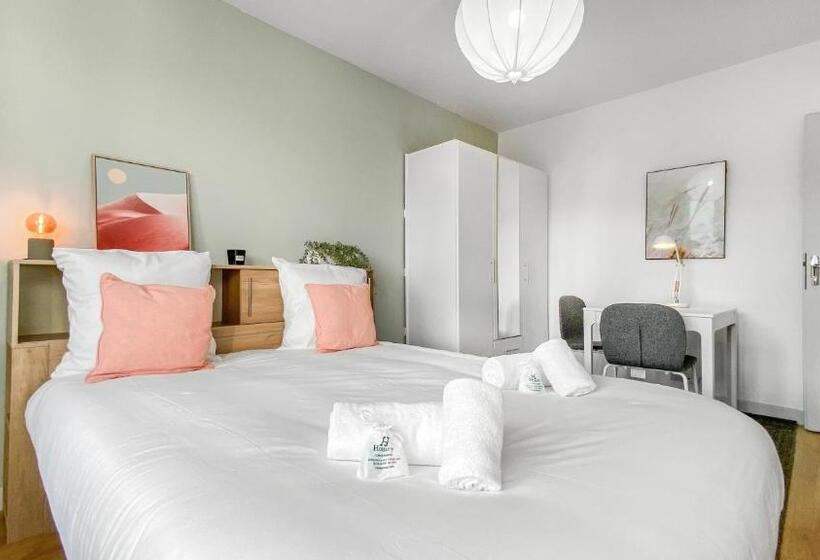 펜션 Homey Coloc Goodlife   Colocation Moderne   Chambres Privées   Wifi Et Netflix   Au Pied Du Tram Pou