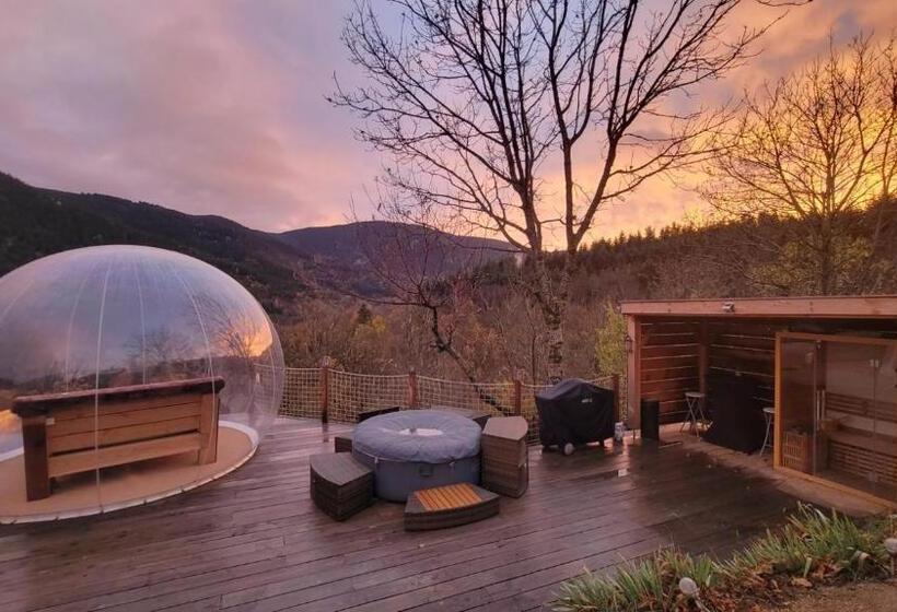 민박 La Bulle D Ardèche