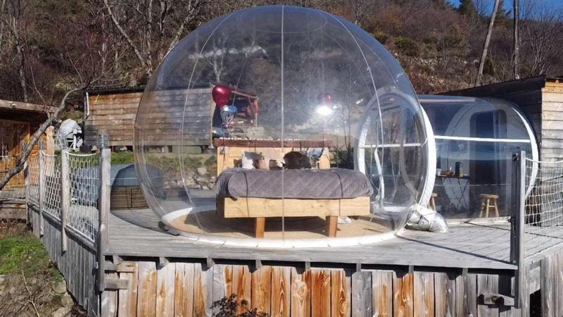 민박 La Bulle D Ardèche