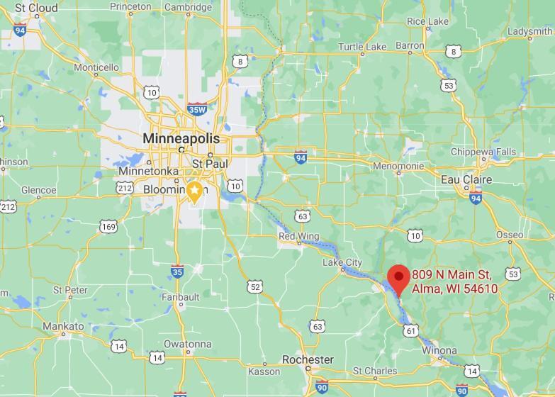 فندق صغير The Burlington Hotel & Bar   Alma Wi