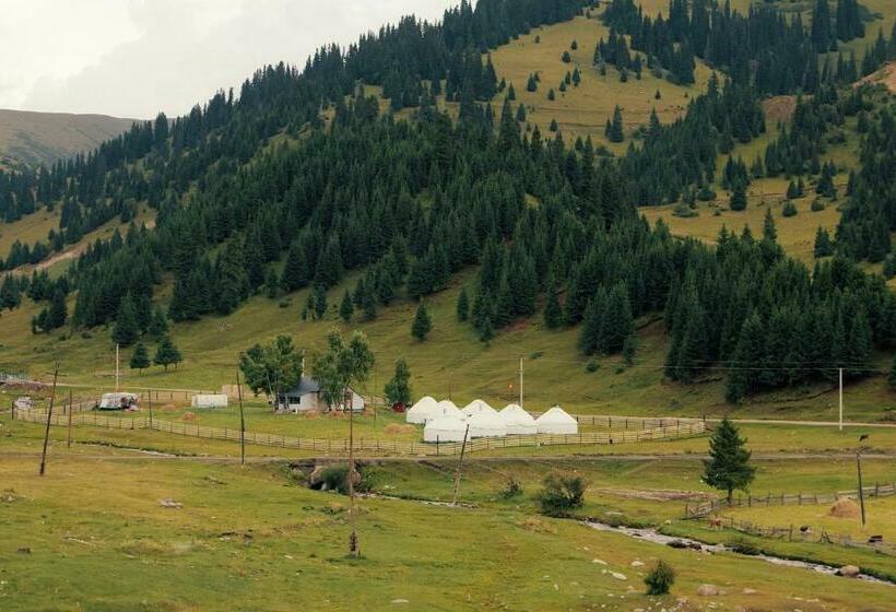 هاستل Jyrgalan Yurt Lodge