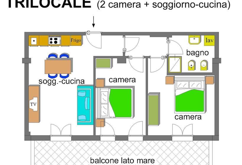 בית מלון כפרי Residence I Delfini