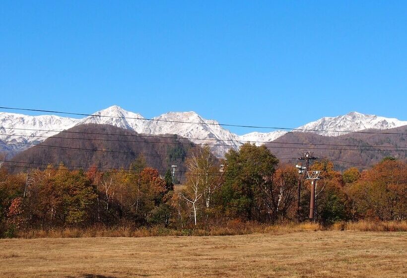 בית מלון כפרי Hakuba Tsugaike Ski Slope Side Espoir Misawa