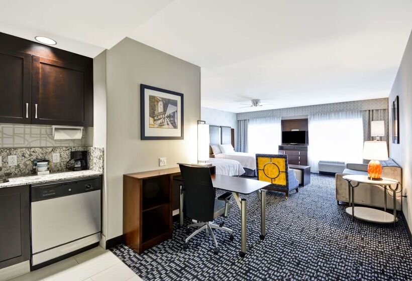 בית מלון כפרי Homewood Suites By Hilton Birmingham Downtown Near Uab