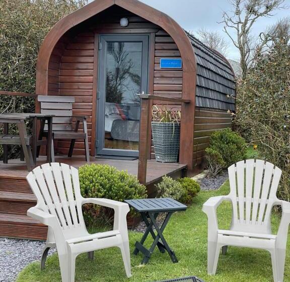 צימר Sea And Mountain View Luxury Glamping Pods Heated