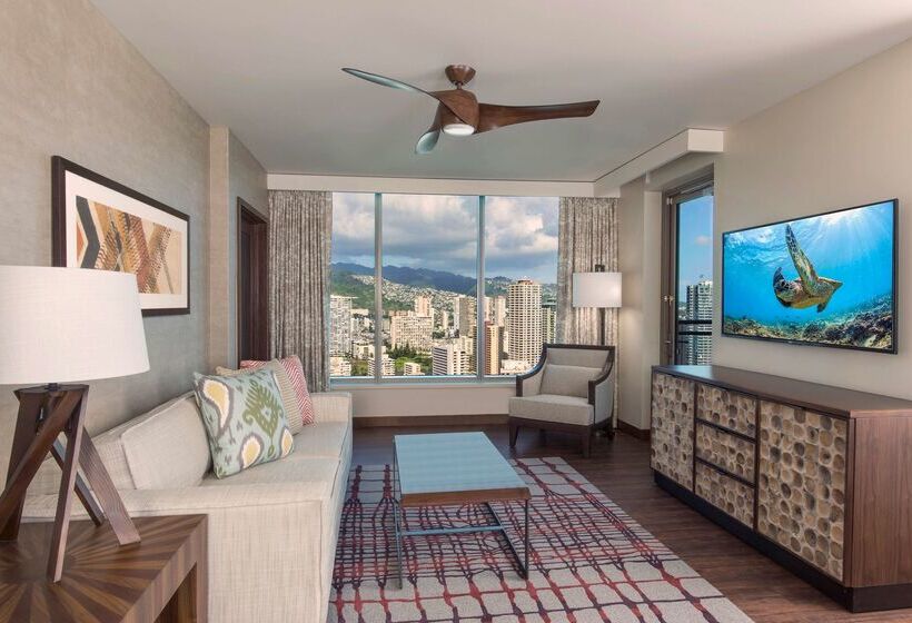 리조트 Hilton Grand Vac Club The Grand Islander Waikiki Honolulu