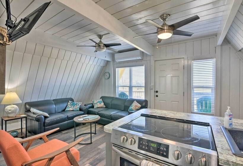 2 Blocks To Surfside Beach: A Frame Home W/ Deck
