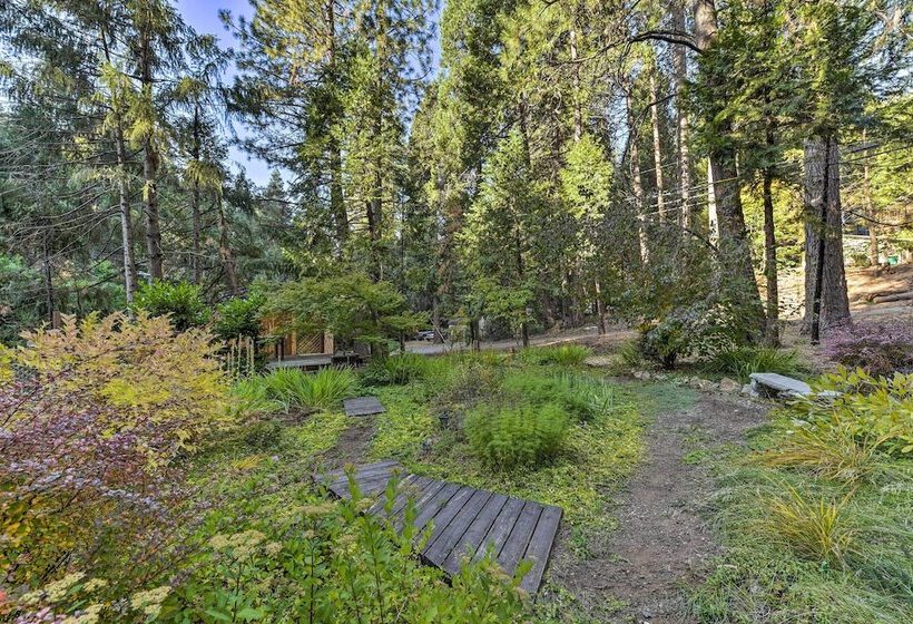 Near Vineyards: Cabin W/ Hot Tub In Pollock Pines!