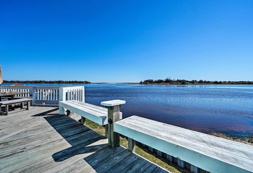 Atlantic Coast Dome Home Across From Sound W/ View