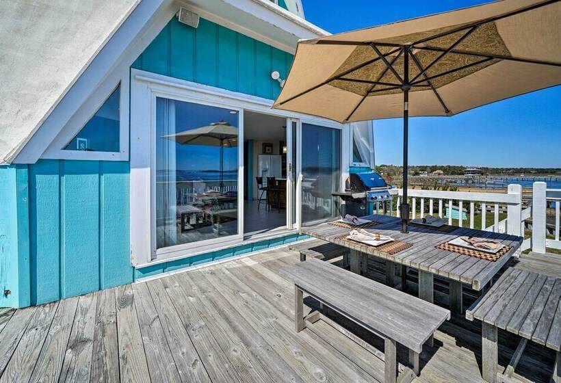 Atlantic Coast Dome Home Across From Sound W/ View