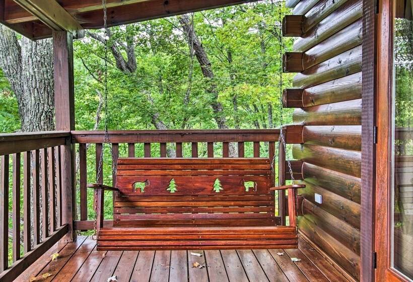 Breathtaking View  Cabin W/ Game Room & Hot Tub!