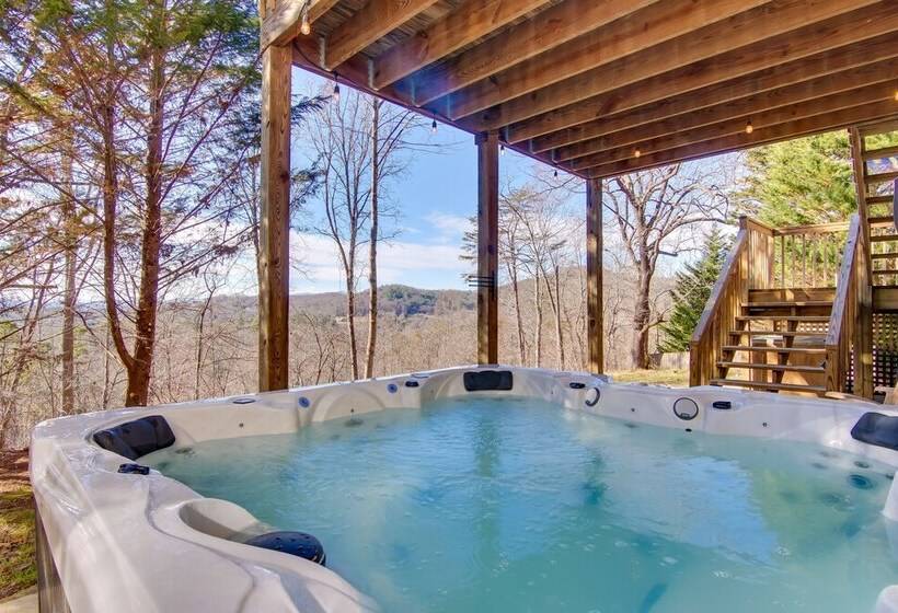 Bright Asheville Retreat With Hot Tub & Decks!