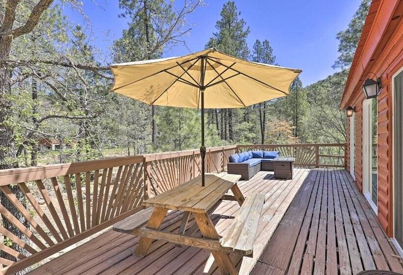 < 5 Mi To Ghost Town: Mtn View Crown King Retreat