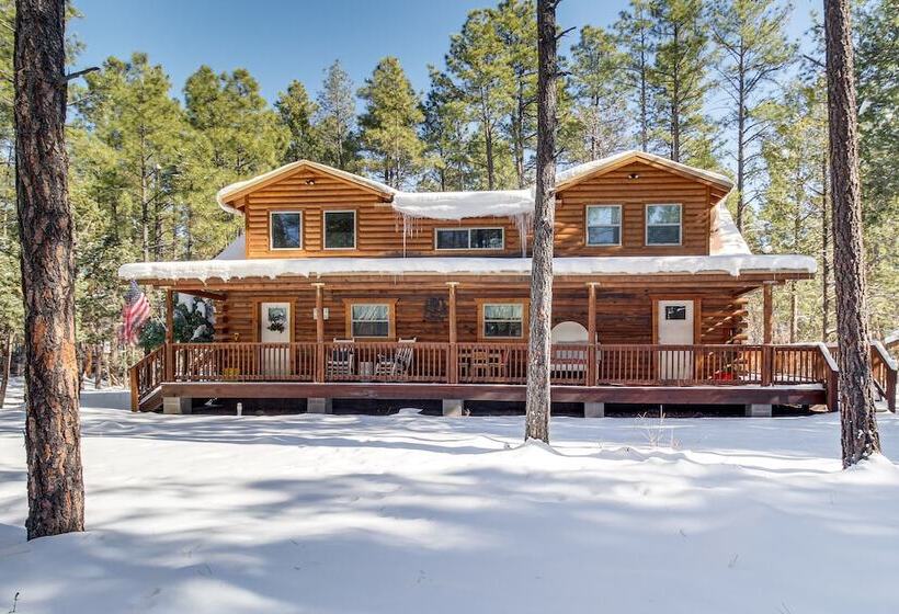 1 Mi To Lake: Chic Arizona Cabin W/ Large Porch!