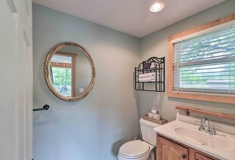 Expansive Cotter Cabin On White River W/ Deck!