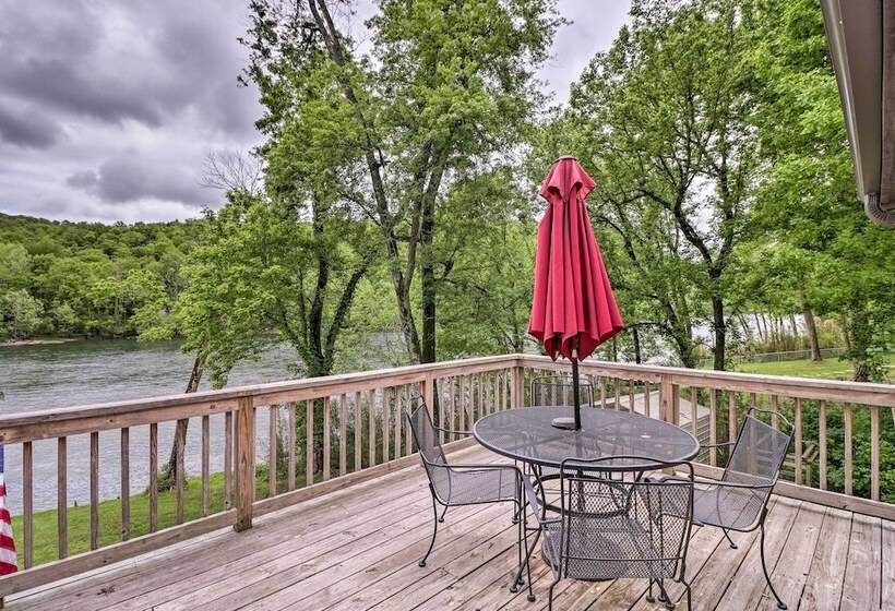 Expansive Cotter Cabin On White River W/ Deck!