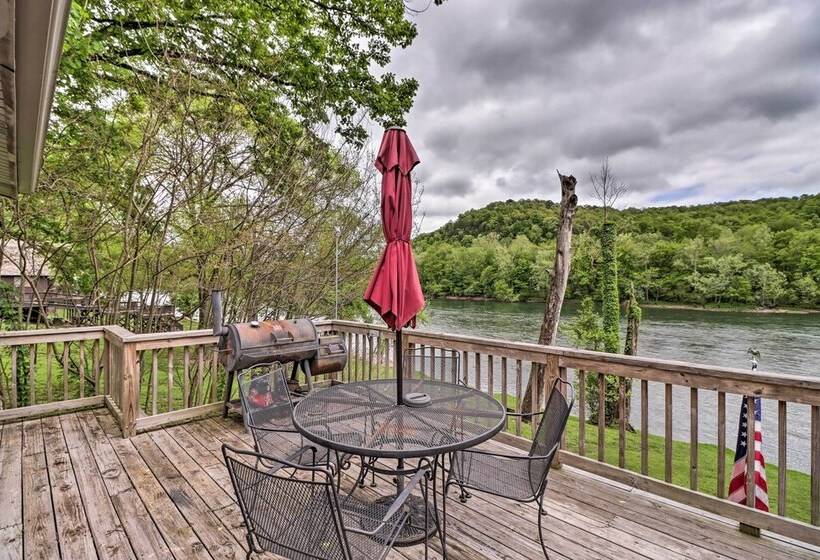 Expansive Cotter Cabin On White River W/ Deck!