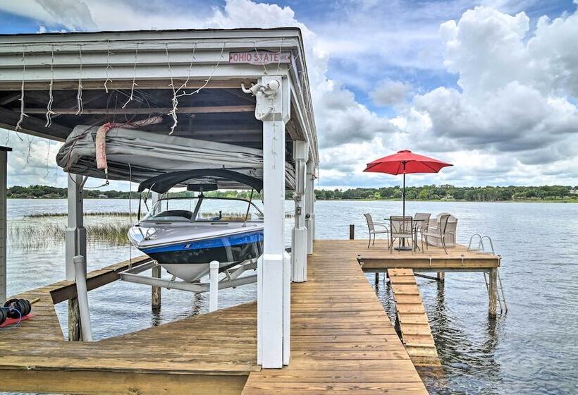 Florida Family Home W/ Dock On Saw Mill Lake!
