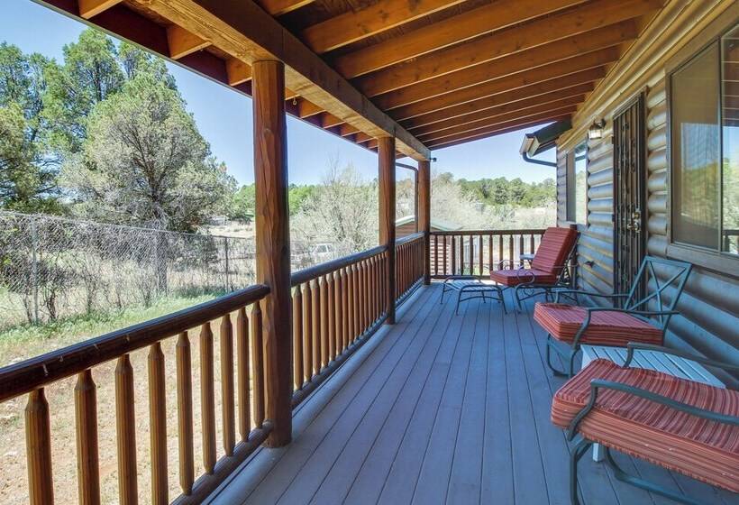 Heber Overgaard Cabin W/ Bbq Patio & Fire Pit!