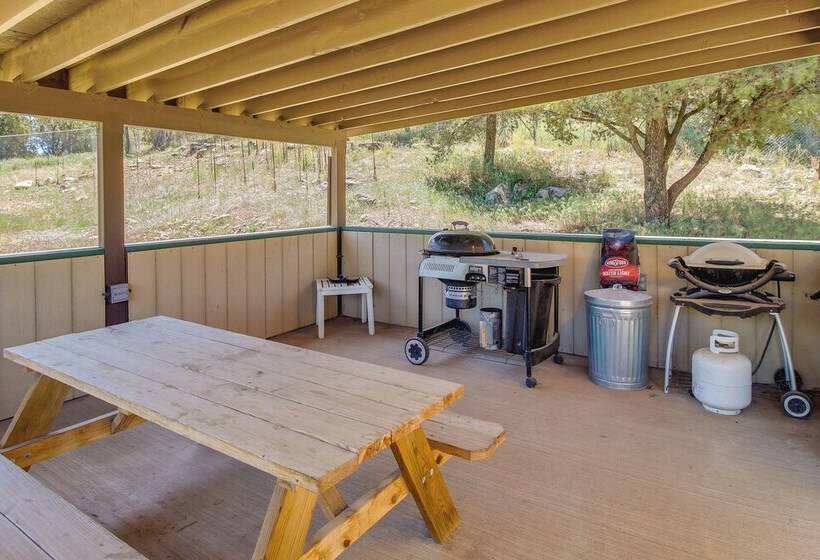 Heber Overgaard Cabin W/ Bbq Patio & Fire Pit!