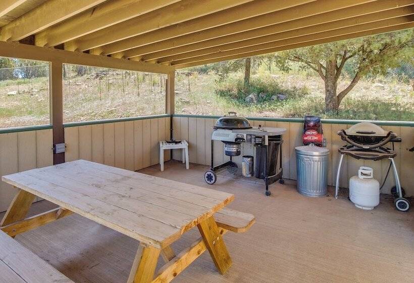 Heber Overgaard Cabin W/ Bbq Patio & Fire Pit!
