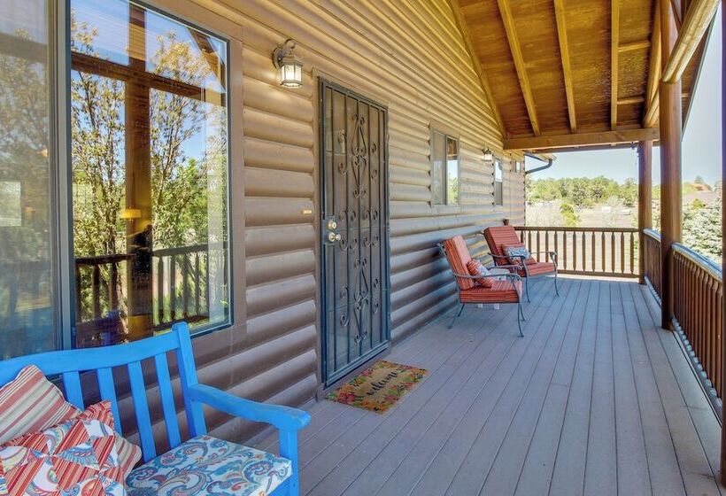 Heber Overgaard Cabin W/ Bbq Patio & Fire Pit!
