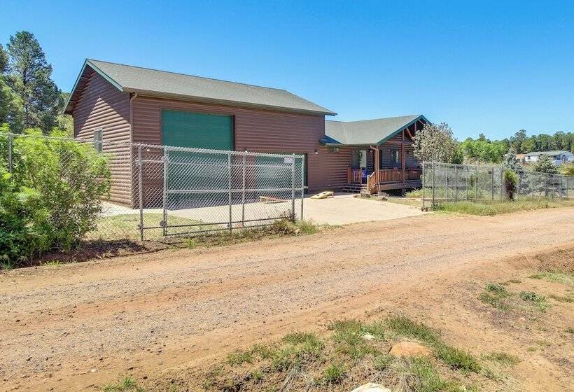 Heber Overgaard Cabin W/ Bbq Patio & Fire Pit!