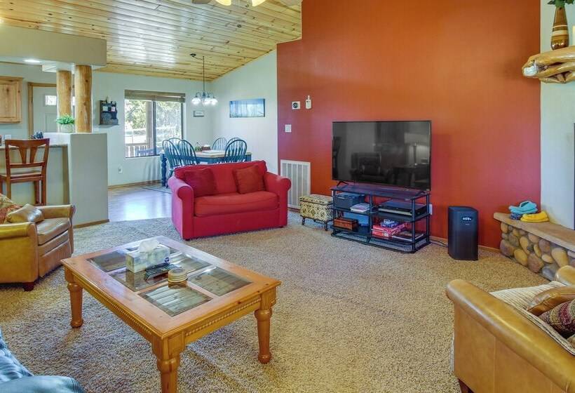 Heber Overgaard Cabin W/ Bbq Patio & Fire Pit!