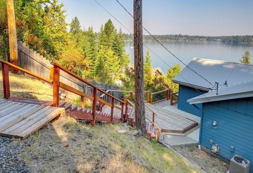 Hillside Home W/ Dock ~ 8 Mi To Coeur D Alene!