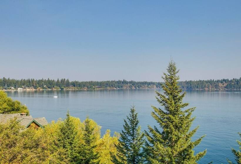 Hillside Home W/ Dock ~ 8 Mi To Coeur D Alene!