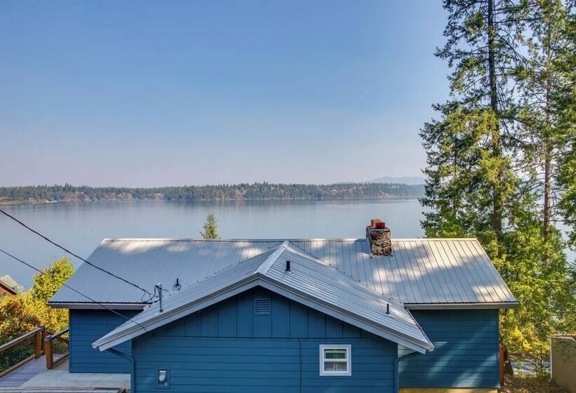Hillside Home W/ Dock ~ 8 Mi To Coeur D Alene!