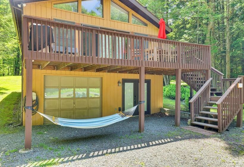 Swim, Hike & Unwind: Resort Cabin In Lake Ariel!