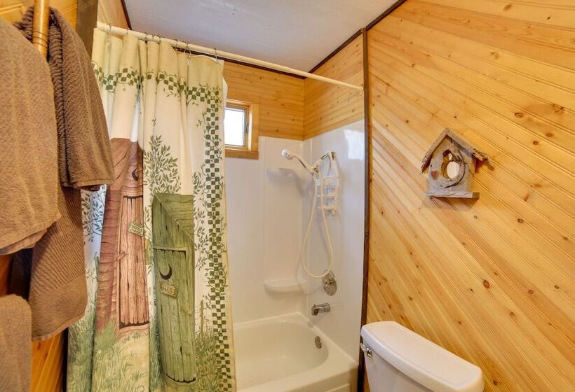 Lakefront Cabin W/ Private Dock & Beach!