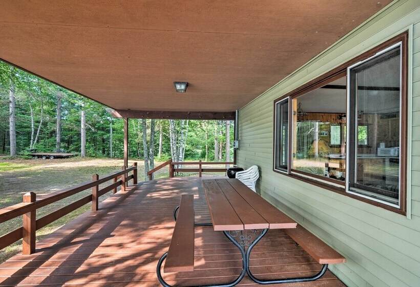 Lakefront Cabin W/ Private Dock & Beach!