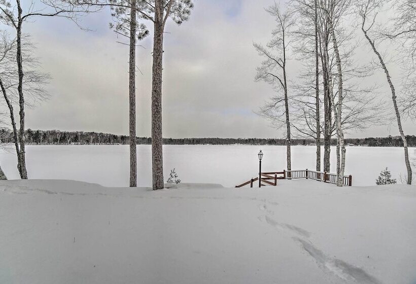 Lakefront Cabin W/ Private Dock & Beach!