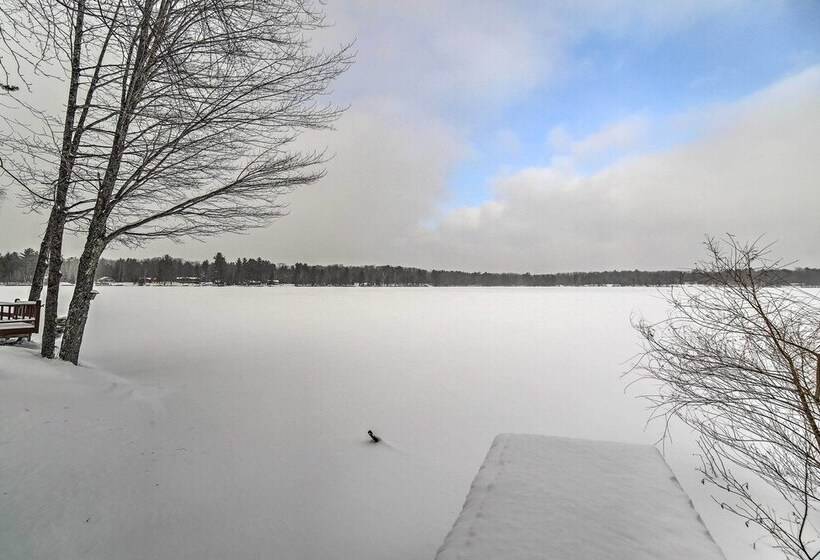 Lakefront Cabin W/ Private Dock & Beach!